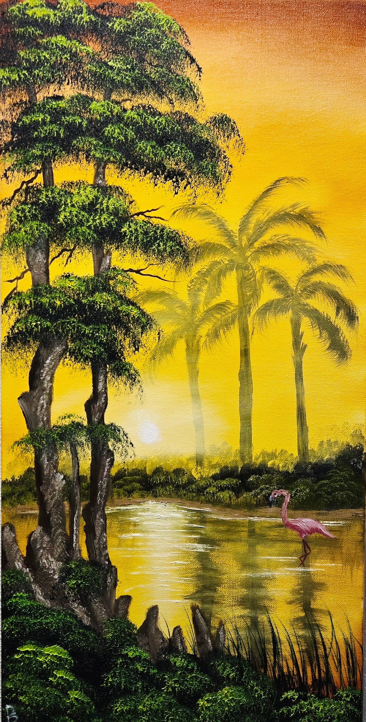 Flamingo Sunset